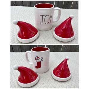 Rae Dunn Holiday Christmas Joy Double Sided Mug
